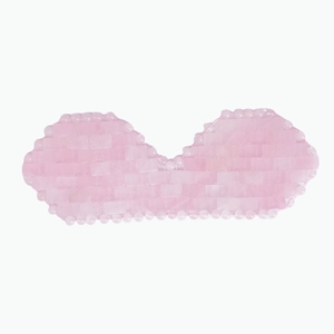 Máscara de Ojos para Dormir de Cuarzo Rosa Natural, Cubierta Refrescante de Piedra Preciosa Rosa para Meditación y Relajación Nocturna - Product Image 2