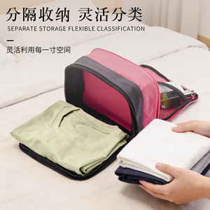 Clothing Organizer Travel Storage <b>Bag</b> Rectangle Thickened For Trip Home Use Seasonal <b>Compression</b> Luggage <b>Bag</b> - Product Image 3