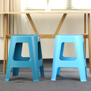 Pearl River Plastic <b>Stool</b> Stackable Modern Design Gray Blue Red Living Room Chair Home Furniture - Product Image 2