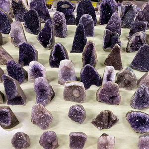 Venta al por mayor <span class=keywords><strong>natural</strong></span> Brasil <span class=keywords><strong>Uruguay</strong></span> roca amatista racimo cristal artesanía amatista cruda geoda - Product Image 3