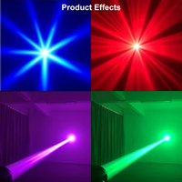 Projecteur Sharpy Beam 380W, Lumière de Scène Mobile à Prisme, Lampe Beam 16 Faces, Éclairage pour Événements, Fêtes, Théâtre et Scène