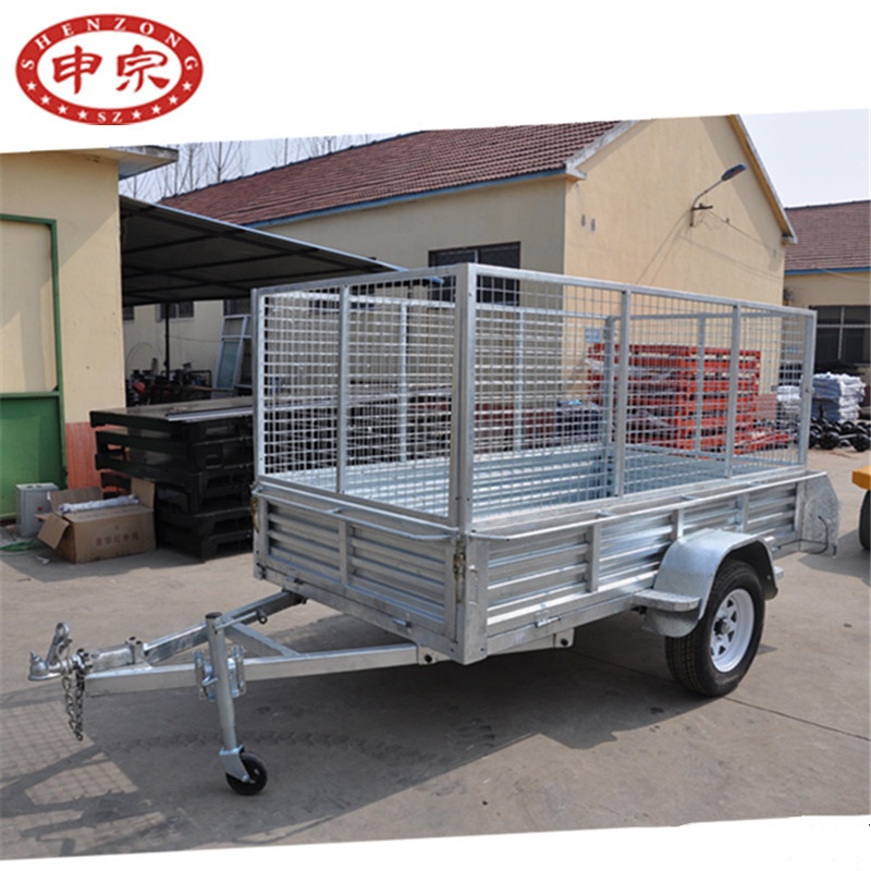 Небольшой одноосный клетка автомобиля общего назначения коробки трейлер