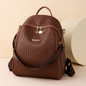<span class=keywords><strong>Sac</strong></span> à <span class=keywords><strong>dos</strong></span> souple de haute qualité pour <span class=keywords><strong>femme</strong></span> en cuir PU noir, imperméable, idéal pour le trekking et le bureau - Product Image 2
