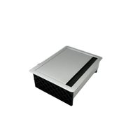Prise de courant encastrable pour table, hub PD20W USB C, station de charge rapide, 2 prises AC, ports de charge USB pour bureau, salle de conférence