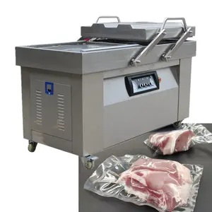 CE DZQ 400 tampa swing dupla câmara de vácuo máquinas de embalagem para o produto à base de carne DZ-400/2SC, a exportação para o México