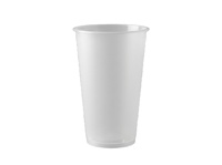 Gobelet jetable en PP givré de 500 ml à paroi simple pour Bubble Tea et Milk Tea