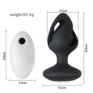 Anal Sex Toy <b>Remote</b> Control Anal Plug Silicone Butt Plug for Men Women - Product Image 1