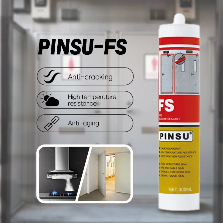 2024 Новый PINSU-FS термостойкий к старению огнестойкий водонепроницаемый и огнестойкий герметик