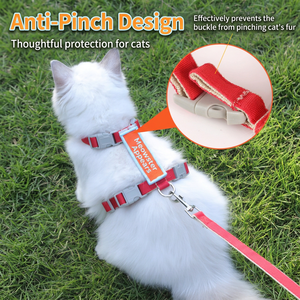 Harnais pour chien rembourré en forme de X, réglable, en polyester, avec laisse pour chiens de petite, moyenne et grande taille - Product Image 3