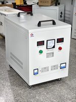 Convertisseur de Phase 30 kVA Monophasé 220 V vers Triphasé 380 V 440 V avec Fils Neutres Transformateur Convertisseur de Tension pour Pompe et Compresseur