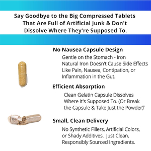 ผู้ผลิตอาหารเสริมธาตุเหล็ก 20 มก. ช่วยเสริมสร้างภูมิคุ้มกัน ผลิตพลังงาน แร่ธาตุสำคัญ บรรจุ 90 แคปซูล - Product Image 2