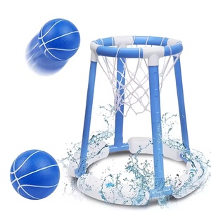 Pallacanestro Galleggiante con Canestro e Due Palloni per Tutte le Età, Ottimo Giocattolo Acquatico per Giochi in Piscina e Divertimento Estivo - Product Image 1