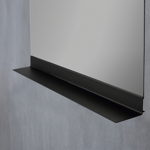 Mueble de Baño Independiente con Acabado en Película de PVC, Espejo y Gabinete con Patas, Mueble de Baño Moderno - Product Image 6