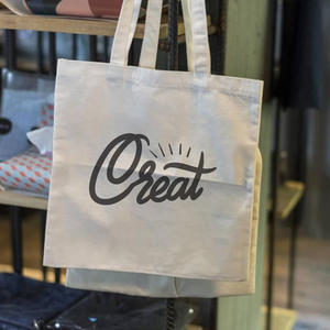 Bolsa de Compras de Lona de Algodón Orgánico Personalizada con Logotipo, Linda, Reutilizable, Lisa, de Calicó, con Impresión de Logotipo Personalizado - Product Image 2