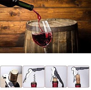Tire-bouchon multifonction de luxe en acier inoxydable avec logo personnalisé, sans minimum de commande, ouvre-bouteille de vin pour cadeau promotionnel - Product Image 2