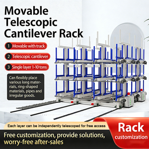 Sistema de Estanterías Cantilever con Rieles Deslizantes, Suministro Directo de Fábrica, Gran Venta, Marca <span class=keywords><strong>Wanka</strong></span> - Product Image 4