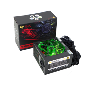 ドラゴンストーム 500W ATX LEDファン搭載PC用電源 80 Plus Standard認証 デスクトップPC冷却用 在庫あり お買い得 - Product Image 1