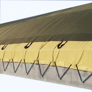 Dentik compost Tarpaulin không thấm nước cao-thoáng khí chống mùi eptfe màng Bìa dệt PU tráng cho hữu cơ xử lý chất thải - Product Image 1