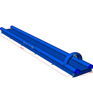 Toboggan aquatique gonflable personnalisé, grand toboggan gonflable pour événements commerciaux, toboggan gonflable à chute libre en PVC, <span class=keywords><strong>tapis</strong></span> <span class=keywords><strong>de</strong></span> toboggan aquatique gonflable - Product Image 2