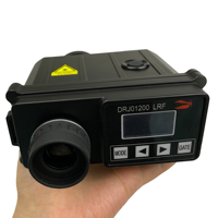 Télémètre laser professionnel 8000m avec support pour lunette, batterie rechargeable et étui rigide