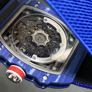 Nuevo Modelo 2026, Reloj Mecánico Automático de Lujo para Hombre, Esfera Hueca, Caja en Forma de Barril, Correa de Acero Inoxidable y Fibra de Carbono, Cristal de Zafiro - Product Image 5