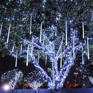 Luz <span class=keywords><strong>de</strong></span> <span class=keywords><strong>cascada</strong></span> <span class=keywords><strong>de</strong></span> 30cm, 50cm, 100cm, tubo <span class=keywords><strong>de</strong></span> meteorito E27, <span class=keywords><strong>luces</strong></span> decorativas <span class=keywords><strong>de</strong></span> Navidad para exteriores, luz Led <span class=keywords><strong>de</strong></span> lluvia <span class=keywords><strong>de</strong></span> meteorito - Product Image 3