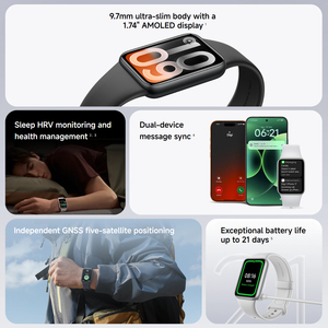 Per <span class=keywords><strong>Xiaomi</strong></span> <span class=keywords><strong>Smart</strong></span> Band 10 Pro, Display AMOLED da 1,74'', BT5.4, Fino a 21 Giorni di Autonomia, Monitoraggio Salute 24H, Impermeabile 5ATM - Product Image 2