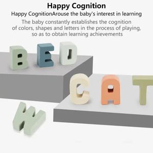 Alfabeto all'ingrosso numero forma Abc 3D giocattoli in legno Montessori educazione precoce blocchi di legno altri puzzle per bambini - Product Image 4