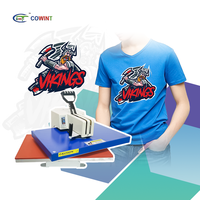 Presse à chaud par sublimation Cowint la plus populaire 16x24 pour l'impression par transfert thermique sur polos, maillots, jupes et vêtements de sport