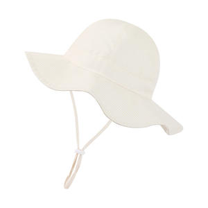 Sombrero de pescador ajustable para exteriores, ala ancha, nuevo cubo para niñas, gorra de protección <span class=keywords><strong>solar</strong></span>, sombreros de Navidad, correa ajustable para sol de playa - Product Image 5