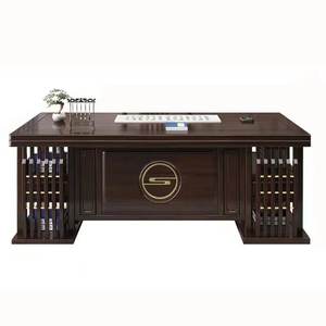 Nuova Scrivania in Legno Massello Stile Cinese - Angoli Arrotondati, Giunti a Mortasa e Tenone, con Ripiani - Scrivania per Studio/Computer/Calligrafia - Product Image 4