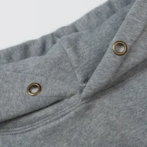 Sudadera con Capucha para Hombre de Alta Calidad del Fabricante, de Gramaje Pesado 430G, con Logotipo Personalizado en Estampado Puff, 100% Algodón Americano, Estilo Urbano y Forro Polar - Product Image 4