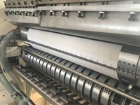 Machine de fabrication de serviettes pliées à grande vitesse, contrôlée par PLC, entraînée par moteur, pour serviettes à main et mouchoirs en papier interpliés, avec pompe et engrenage de roulement