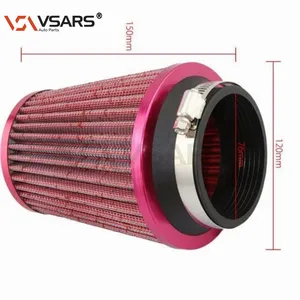 VSA-50216หัวเห็ด76มม.RR3003ขนาดใหญ่ Air Intake Air Intake Kit ดัดแปลงหัวเห็ด Air Filter High Flow