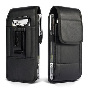 Verticale Universele <span class=keywords><strong>Holster</strong></span> Voor <span class=keywords><strong>Iphone</strong></span> Samsung Lederen Taille Mobiele Telefoon Riem <span class=keywords><strong>Holster</strong></span> Tas Met Riem Clip Voor Mannen - Product Image 2