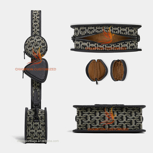 Logo personalizzato monogramma stampato in pelle 3 in 1 tracolla da <span class=keywords><strong>uomo</strong></span> borsa a tracolla a tracolla con <span class=keywords><strong>marsupio</strong></span> - Product Image 5