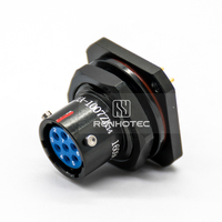 Connecteur circulaire aérien Y50XA-1007ZK14 à 7 broches, étanche, à baïonnette, pour applications aérospatiales et industrielles