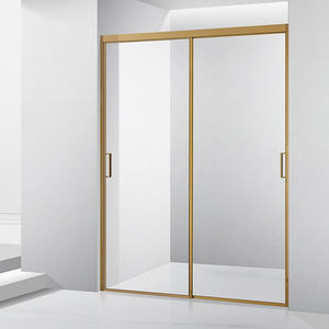 Mampara de Ducha de Diseño Moderno Personalizable para Hotel, Mampara de Baño Deslizante con Marco de Aleación de Aluminio y Puerta de Vidrio Templado - Product Image 5