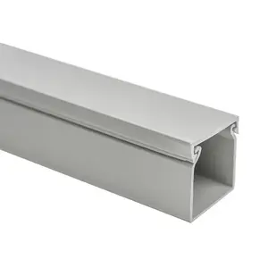 Câble WBO Fil fendu Pvc Trunking 20*20 Conduit de câblage 2m