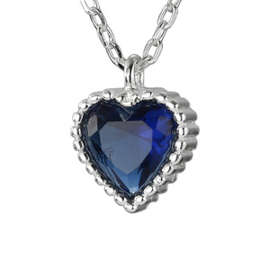 Collar con forma de corazón de circonia <span class=keywords><strong>c</strong></span>úbica para niñ<span class=keywords><strong>a</strong></span>, collar con colgante de corazón de cristal de plata S925, tres colores, gran oferta, <span class=keywords><strong>2022</strong></span> - Product Image 1