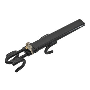 Verrou de <span class=keywords><strong>volant</strong></span> universel <span class=keywords><strong>antivol</strong></span> pour véhicule, à longueur réglable, avec double crochet et <span class=keywords><strong>barre</strong></span> de serrage - Product Image 5