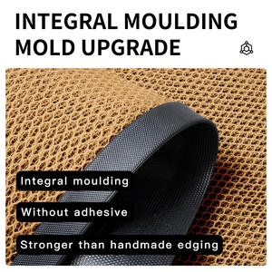 Elastic King Doormat Paw Print Tapis d'entrée rectangulaire antidérapant en fibre de polyester - Product Image 5