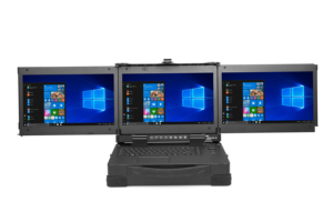 Trường hợp di động gấp màn hình di động tất cả-trong-một Máy lật lên ba màn hình Bảng điều khiển công nghiệp PC i5 máy tính công nghiệp - Product Image 2
