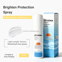 OTVENA Lotion solaire éclaircissante et hydratante, légère, protection solaire visage, non grasse, unifie le teint