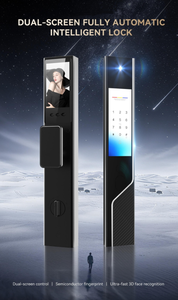 Serrure de porte intelligente Glomarket Premium en alliage d'aluminium avec application Tuya, contrôle à distance, interphone vidéo, déverrouillage par reconnaissance faciale - Product Image 2