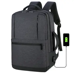 Дизайнерская школьная сумка с логотипом на заказ, рюкзак для ноутбука, прочный деловой зарядный порт для мужчин, рюкзак для ноутбука с usb зарядкой
