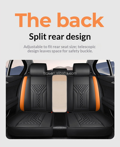 <span class=keywords><strong>Coprisedili</strong></span> <span class=keywords><strong>Auto</strong></span> in Pelle Premium Nero Grigio Set Completo Facili da Pulire Adatti per <span class=keywords><strong>Audi</strong></span> <span class=keywords><strong>A3</strong></span> A4 A6 Q3 Q5 Protezione Sedili <span class=keywords><strong>Auto</strong></span> per Tutte le Stagioni - Product Image 3