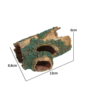 Caverna de PVC Ustovian para Répteis: Novo Abrigo Durável em Formato de Árvore para Peixes e Animais de Estimação, Linda Cova de PVC para Aquários - Product Image 3