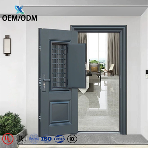 Vente OEM/OEM Maison <span class=keywords><strong>turque</strong></span> Design moderne Entrée avant en métal inoxydable Portes blindées de sécurité incendie en acier pour maisons - Product Image 2