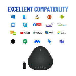 Đa hướng USB không dây hội nghị Microphone PC loa ngoài và điện thoại di động tương thích cho hệ thống microphone - Product Image 6